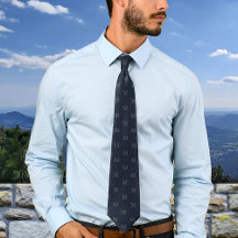 Élégant Monogramme gris bleu marine Personnalisé