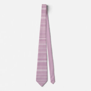 Cravate Élégant Motif à rayures Lilac