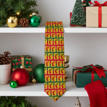 Élégant Motif de rennes de vacances en or rouge ve