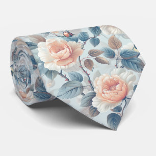 Cravate Elégant motif floral.