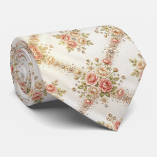 Cravate Elegant nœud papillon pour homme   Roses anglaises