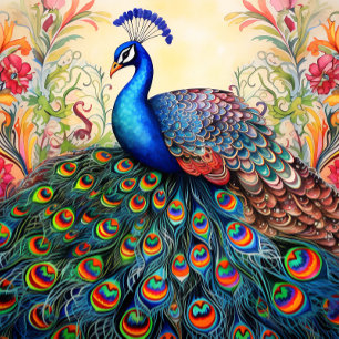 Cravate Élégant unique Gras Peacock Necktie