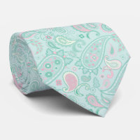 Elégante Monnaie Vert & Rose Floral Paisley