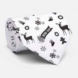 Cravate Éléments de Noël - Solennel