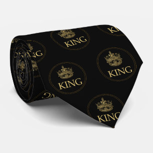Cravate Emblème royal du roi et de la couronne