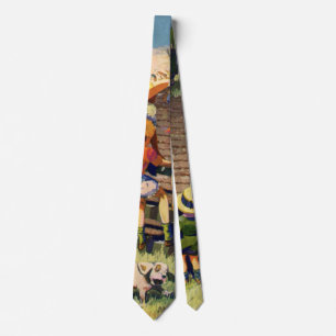Cravate Enfants de style vintage faisant signe au fermier 