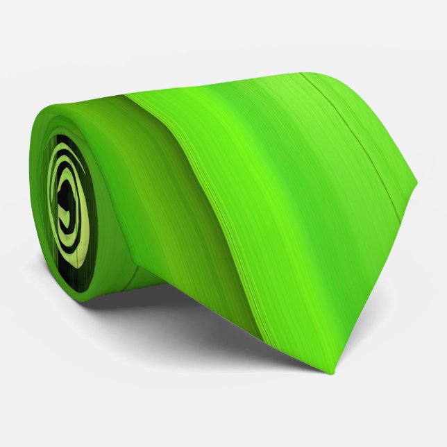 Cravate Ensemble de bambou vert (Roulé)