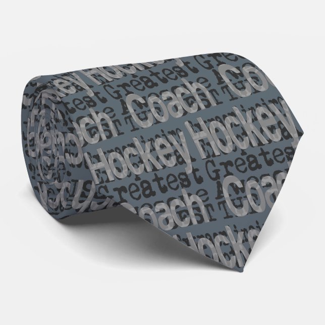 Cravate Entraîneur de hockey Extraordinaire (Roulé)