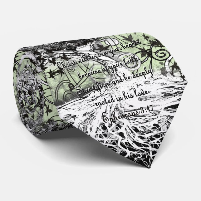 Cravate Éphésiens 3:17 (Roulé)