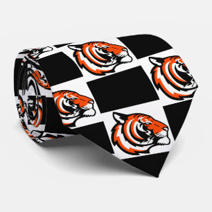 Cravate Équipe de Tiger Mascotte Football Basketball Neckt
