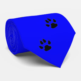 Cravate Équipe sportive Mascotte Empreinte de patte Neckti