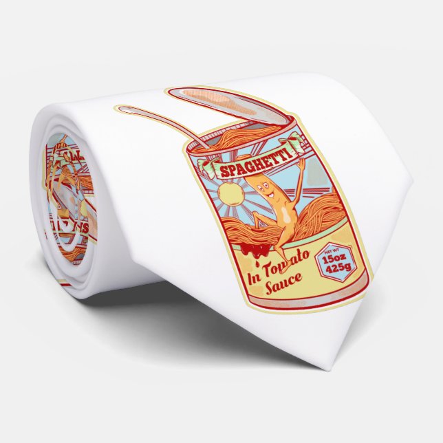 Cravate Étanche de Spaghetti en conserve (Roulé)
