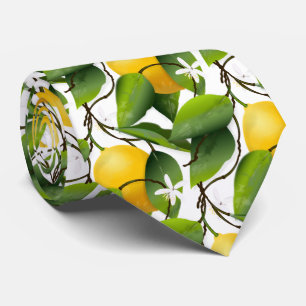 Cravate Été aux agrumes de citron