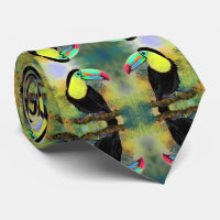 Exotique Tropical Toco Toucan Bird - Peinture Art