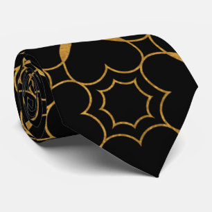Cravate Exquise Black and Gold Marocain inspiré