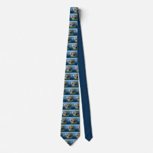 Cravate Famous cliffs of Etretat in France Neck Tie