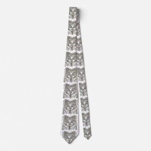 Cravate fantaisie en chaume