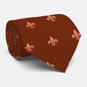 Cravate Faux Cuivre Fleur de Lis do-it-yourself Automne Ru