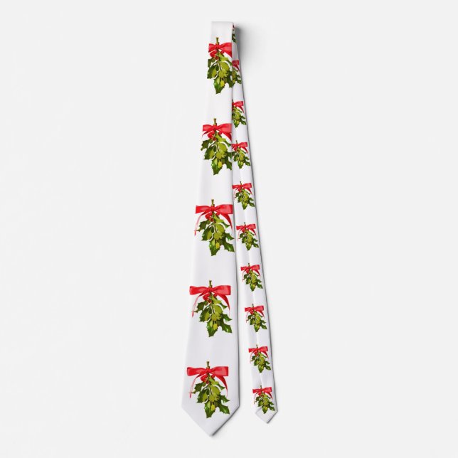 Cravate faux ruban rouge (Devant)