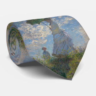 Cravate Femme avec le parasol Claude Monet