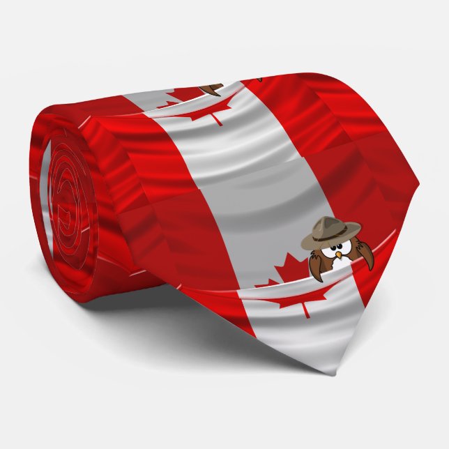 Cravate Fête du Canada (Roulé)