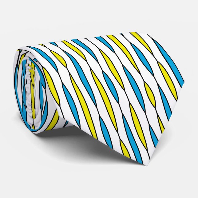 Cravate Feuille linéaire 01 (Roulé)