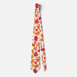 Cravate Feuilles d'automne motif 02 Non BG