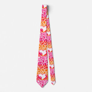Cravate Fierté Lesbienne Sunset Squiggle
