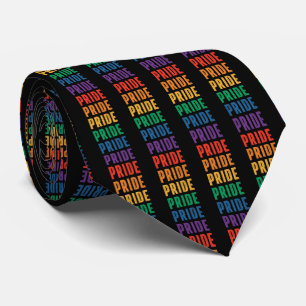 Cravate Fierté LGBTQ Arc-en-ciel