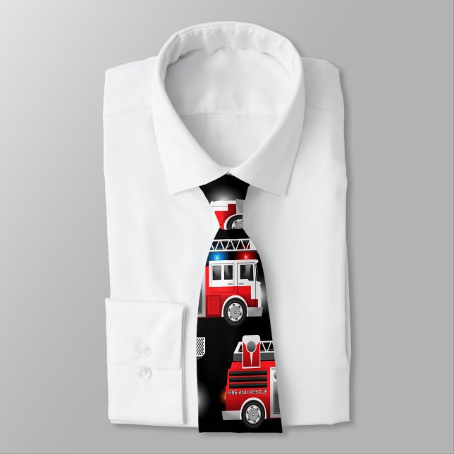 Cravate Fire camion (Attaché)