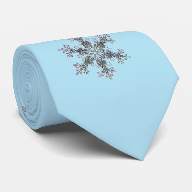 Cravate Flacon de neige - Laisser la neige (Roulé)