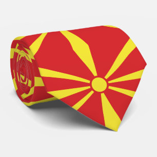 Cravate Flag de Macedonia