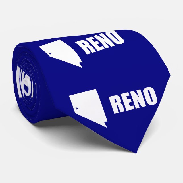 Cravate Flag of Reno, Nevada Tie (Roulé)