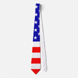 Cravate Flag United States Art Deco #2