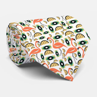 Cravate Flamants doux