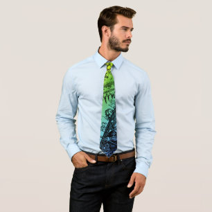 Cravate Flammarion Le paradis et la Terre Engraving Artwor