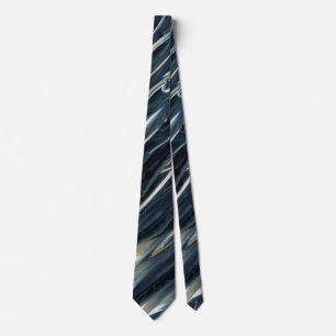 Cravate Flamme bleue cool rayée