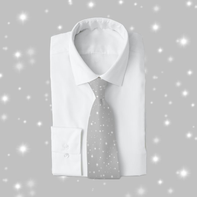 Cravate Flamme gris argenté (Créateur téléchargé)