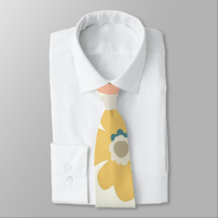 Cravate Fleur bohème florale personnalisée – Mode élégante