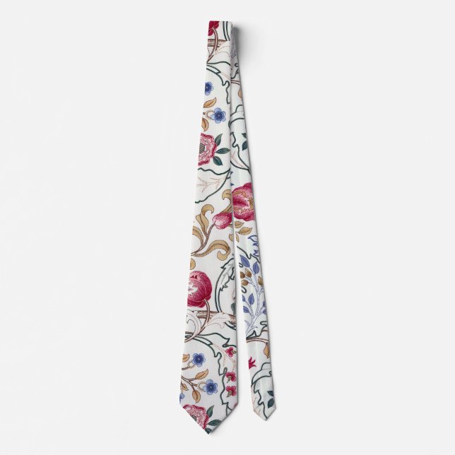 Cravate Fleur, Motif Floral, William Morris (Devant)