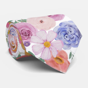 Cravate fleur sauvage de Colorflul