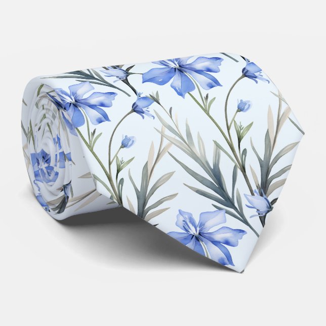 Cravate Fleurs de bureau décontractées Lien de cou Bohème (Roulé)