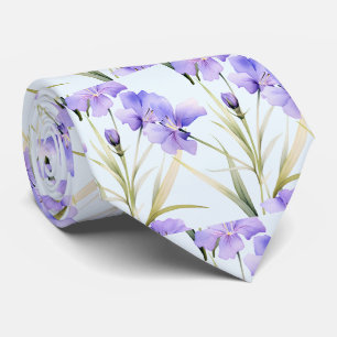 Cravate Fleurs de bureau décontractées noué au cou Bohème