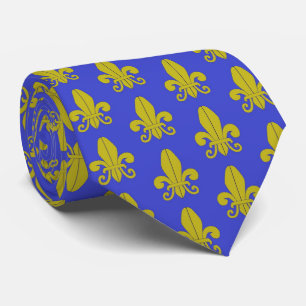 Cravate fleurs de lis