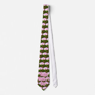 Cravate Fleurs roses Primrose pour la fête des mères