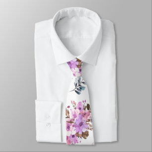 Cravate Floral
