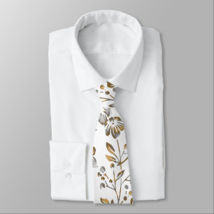 Cravate floral