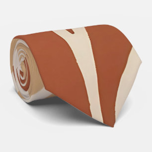 Cravate floral Abstrait moderne