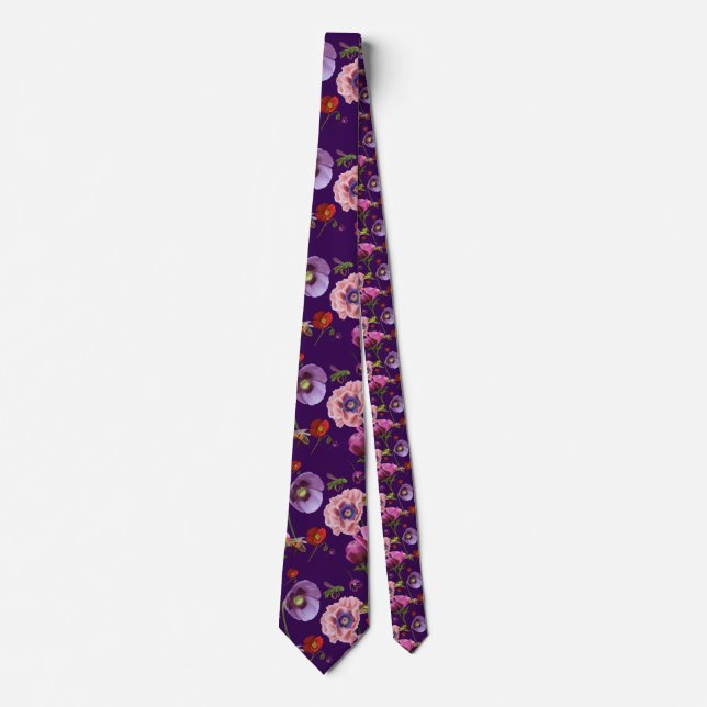Cravate Floral tie (Devant)