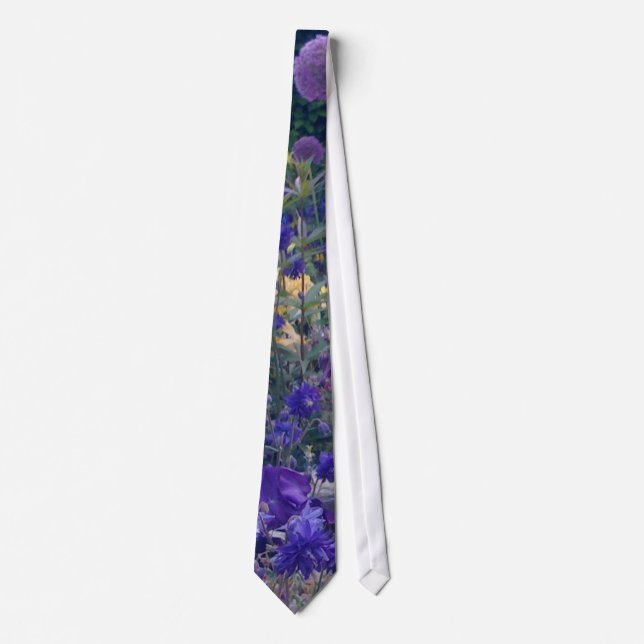 Cravate florale du jardin pourpre (Devant)